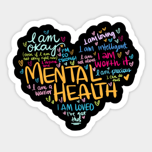 Mental Health Awareness Gifts Depression Sticker